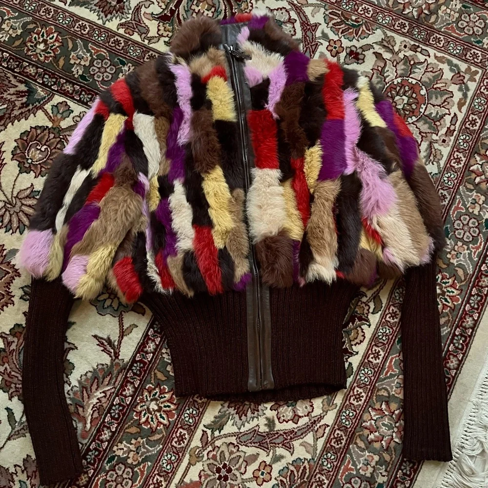 Ebené Rabbit Fur Jacket - Picture 5 of 5